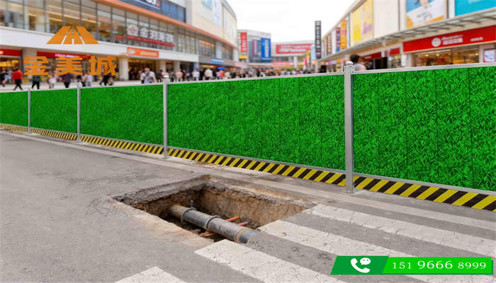 自贡大安区北环路提升工程陆地龙围挡厂市政道路改造围挡板重复使用可行性分析