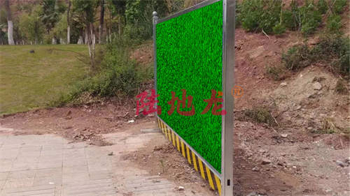 陆地龙施工围挡批发厂家可做 LOGO 吗？
